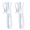 50 Pcs Plastic Adjustable Depth Pleat Hooks for Window, Door