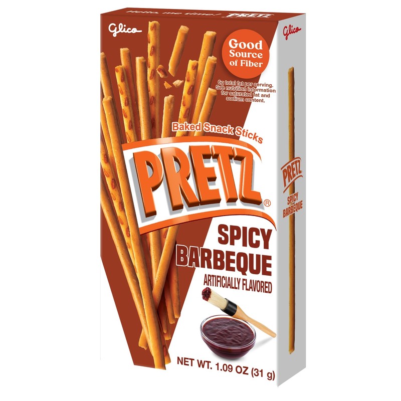 Glico Pretz Spicy Barbeque 1.09 oz (Pack of 10)