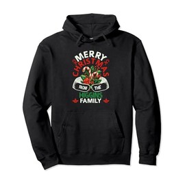 Higgins Family Christmas Costume Candy Cane Matching Party Pullover Hoodie