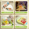 Cute Stone Baby Gym Play Mat with Piano Toddlers Learning