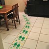 jollylife jollylife 504PCS St. Patrick's Day Decorations Leprechaun Footprints Floor