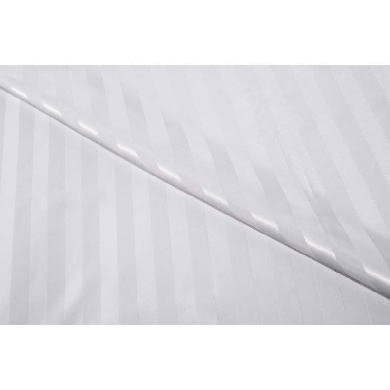 Croydex AF289122 Regency Stripe Water-Resistant Machine Washable Cling-Resistant Hookless Textile