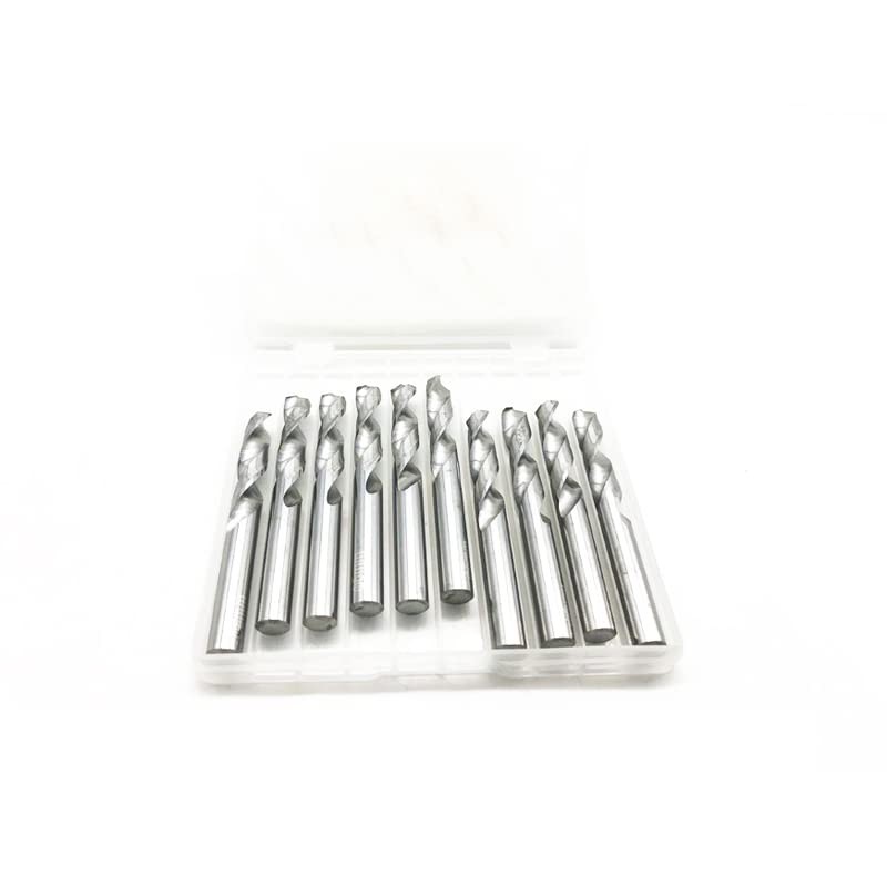 KLOT 10 brocas de carburo sólido de 4 mm, vástago