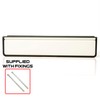 TSS Letterplate 12" in White, Telescopic Sleeved Letter Box for