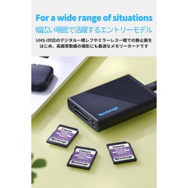 Nextorage UHS-I SD Card 512GB SDXC V30 U3 Memory Card 4K Maximum Read Speed 200MB/s *Maximum Read Speed: 200MB/s must be used with Nextorage Dual Slot Card Reader "NX-DF1CL". NX-F2CL512G Neck Storage