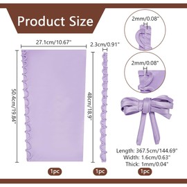 NBEADS Corset Dress Zipper Replacement, Adjustable Fit Satin Corset Back Kit for Formal Prom Dress Gown, Lilac