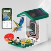 Smart Bird Feeder with Camera Solar Powered, 2.5K HD AI