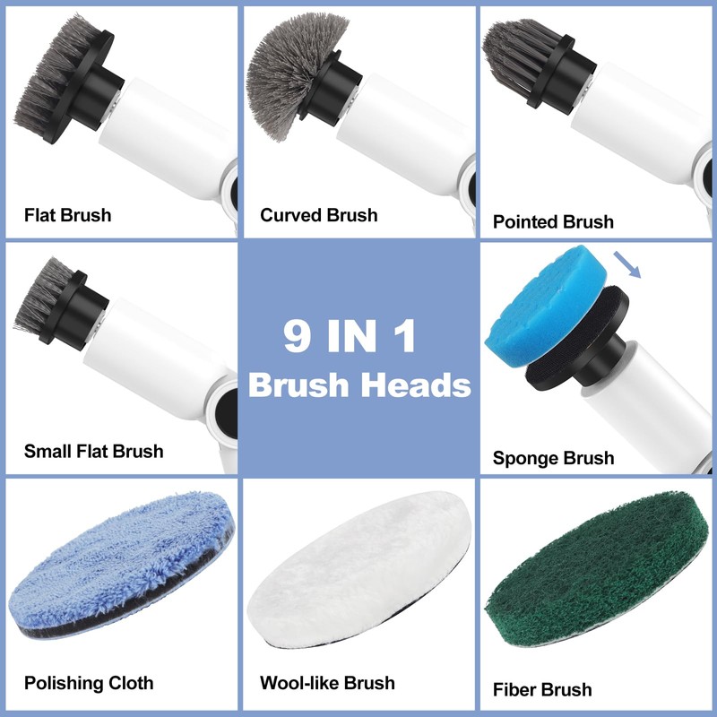 Electric Cleaning Brush Head