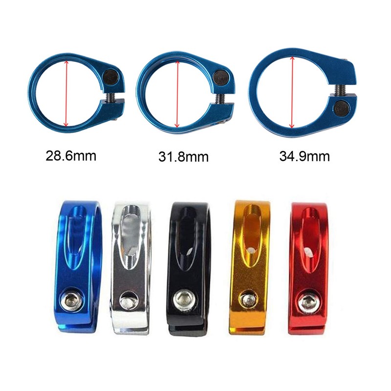 PLATT Bicycle Seat Clamp Super Light Aluminium Seat Clamp 28.6/31.8/34.9