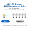Sansi Energy Efficient LED Bulb 7000LM 5000K Daylight 45W=450W Bright