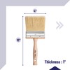 Bates- Deck Stain Brush, 4 Inch, Wooden Handle, Stain Brushes