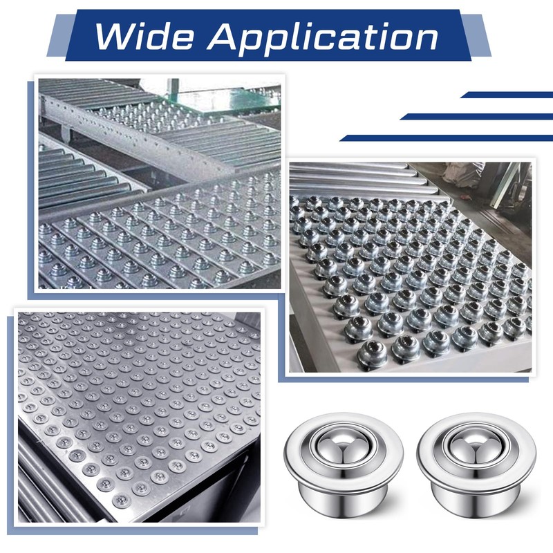 Gisafai 40 Pcs 5/8" Roller Ball Transfer Bearing Ball Transfer