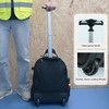 MELOTOUGH Wheeled Rolling Tool Bag Heavy Duty Tool Backpack with