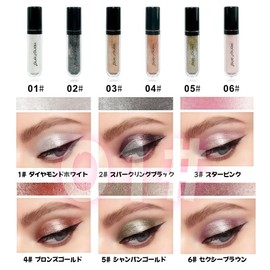 LiangNiShi #02 Liquid Eye Shadow, Glitter, Tear Bag Makeup, Liquid Eye Shadow Stick, Eye Shadow Set, High Color, Waterproof, Long Lasting, For Beginners, Korean Style Eye Makeup