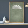 MUDECOR Framed Canvas Print Wall Art Minimalist Floating Cloud Modern