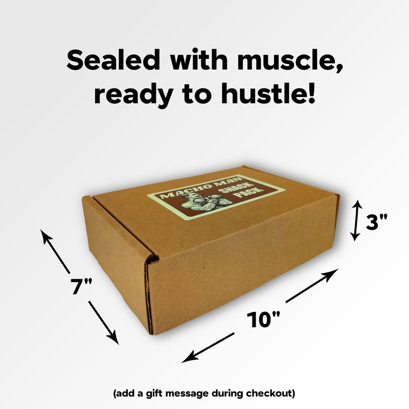Macho Man Snack Pack Jerky Gift Box - High Protein