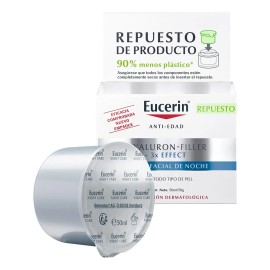 Eucerin Hf Crema Facial Antiarrugas De Noche Refill 50 Ml Tipo de piel Todo tipo de piel