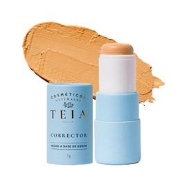 TEIA COSMETICOS, corrector de ojeras en barra hidratante de ingredientes naturales 7g (Tono claro)