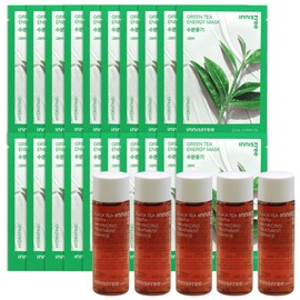(20 sheets)Innisfree Energy Mask Green Tea+ / (20매)이니스프리 에너지 마스크 그린티+