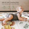 NOONKTY Foldable Extra Large Play Mat, Non Toxic Foam Thick