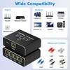 Ethernet Splitter 1 to 4, 1000Mbps High-Speed Internet Splitter, Gigabit