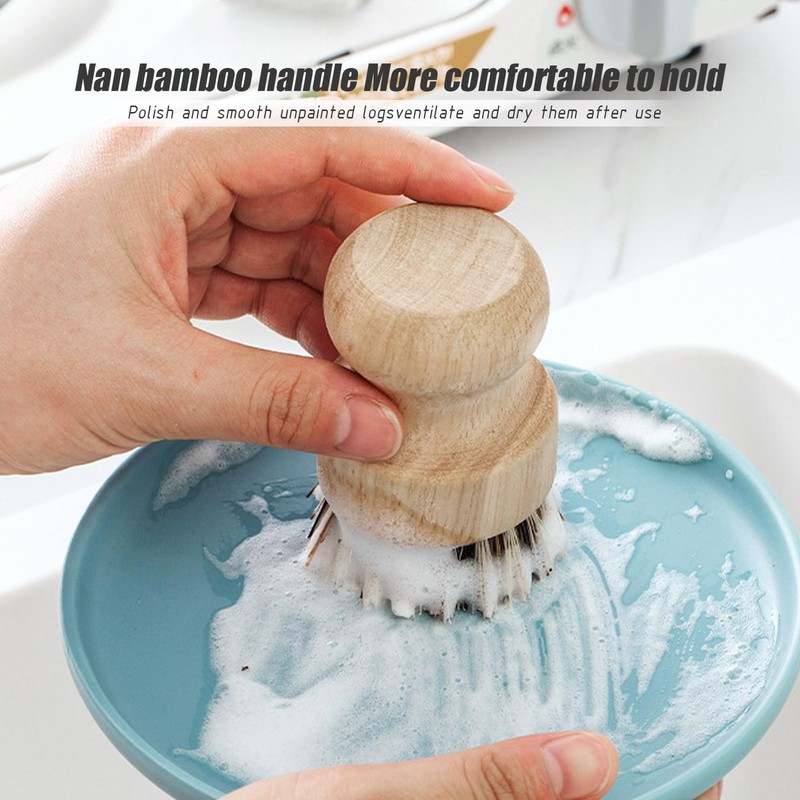 Pot Sink Washing Brush Cup Brush Scrubber Cleaning Brush for