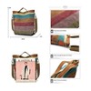 ABLE Cavans Shoulder Bag Casual Messenger Crossbody Bags, 5-canvas Multicolor,