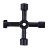 Mr. Gadget's Solutions® 4 Way Plumbing Key Multi-Functional Utilities Key,