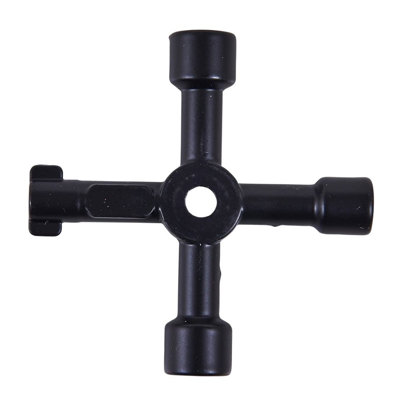 Mr. Gadget's Solutions® 4 Way Plumbing Key Multi-Functional Utilities Key,