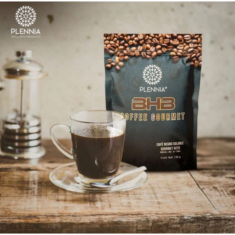 Café 100% Vegano, Bhb Plennia® Quema Grasa, Baja De Peso
