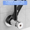 Plumbing Tool Kit with Angle Stop Wrench, Extension Rod, Multi-Key