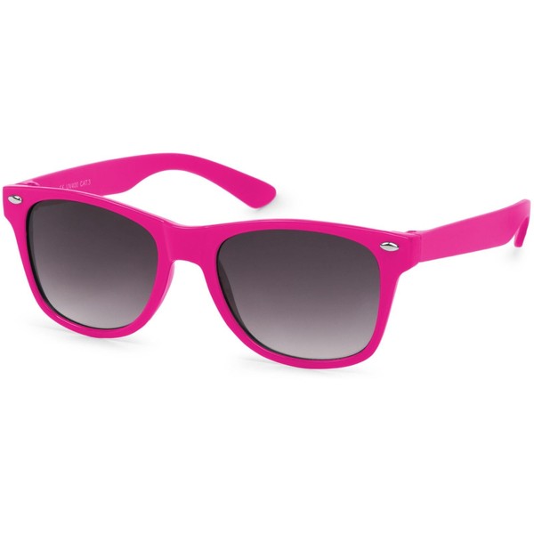 styleBreaker 09020056 Children's Sunglasses, Classic Retro Nerd Design -