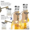 Key Bottle Opener Vintage DIY Exquisite Elegant Angel Wing Key