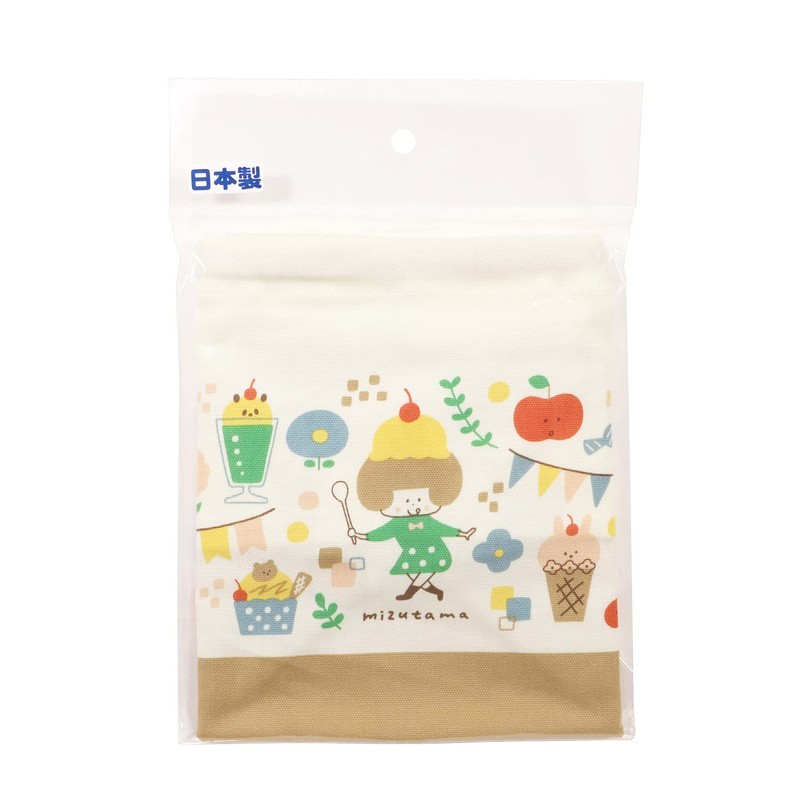 Kutsuwa MU006 Mizutama Lunch Bag, Made in Japan