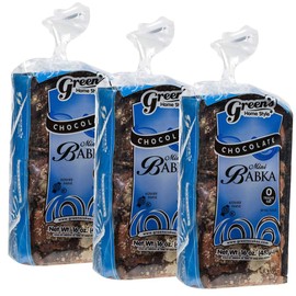 Green's Bakery Mini Kosher Chocolate Babka - 16 Oz, 3 Pack