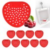 CNQLIS 10-Pack Urinal Deodorizer, Splash-Proof and Anti-Clogging, Long-Lasting Cherry Scent