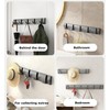 Shozafia Wall Mounted Coat Rack with Folding Hooks, Space-Saving, Modern,