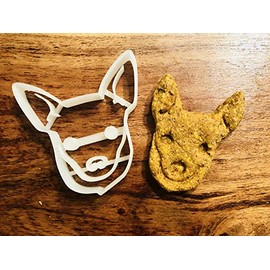 Coconut the Chihuahua Cookie Cutter and Dog Treat Cutter - Dog Face