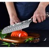 Dfito - Juego de cuchillos de chef con bolsa enrollable,