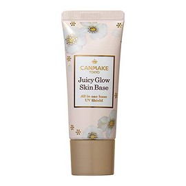 Canmake Juicy Glow Skin Base 01, Beige, 0.7 oz (20 g)