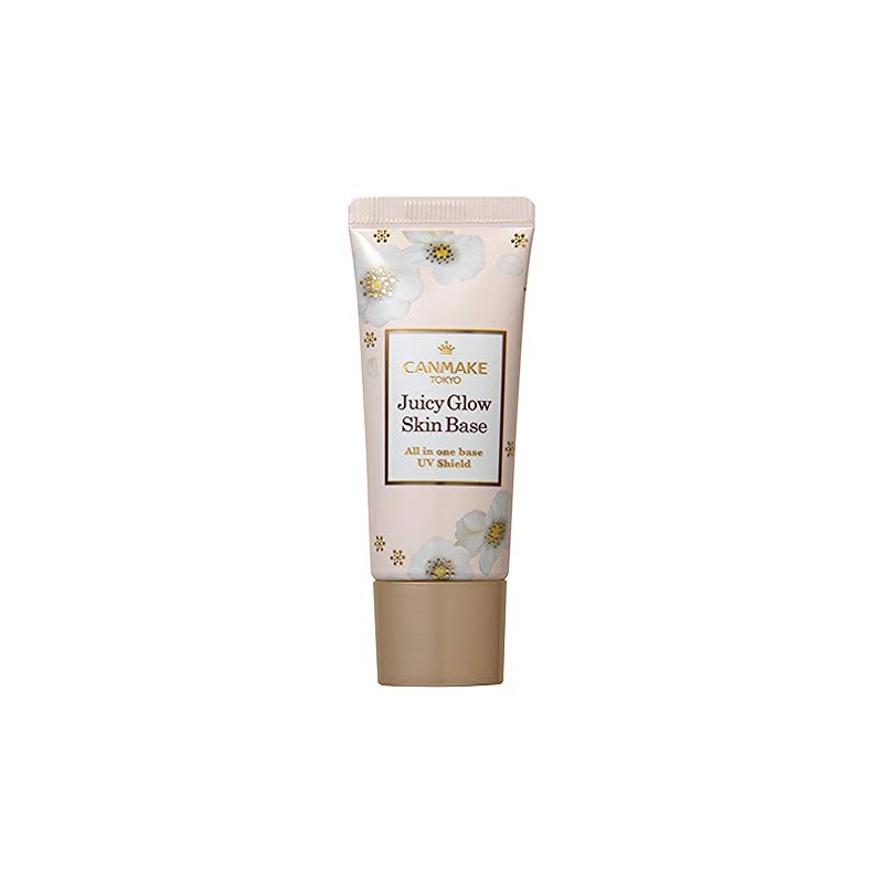 Canmake Juicy Glow Skin Base 01, Beige, 0.7 oz (20