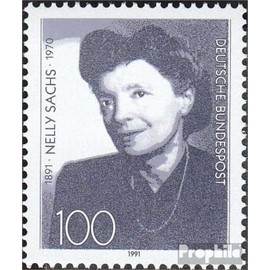 FRD (FR.Germany) 1575 (complete.issue) unmounted mint/never hinged ** MNH 1991 Nelly Sachs (Stamps for collectors)
