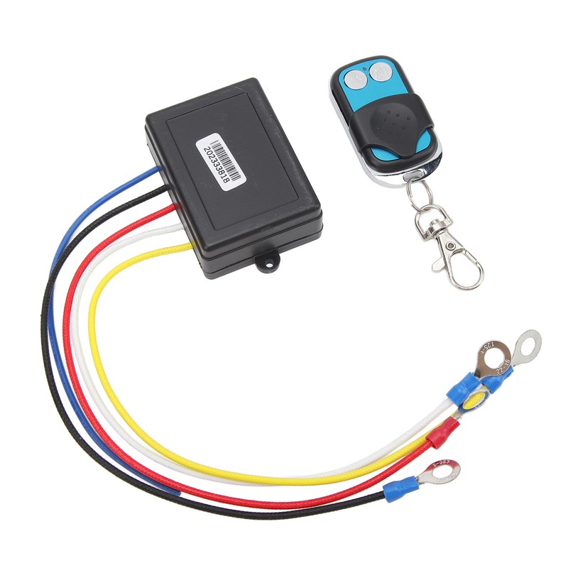 Wireless Winch Remote Control Kit DC 12V 24V 50ft Range
