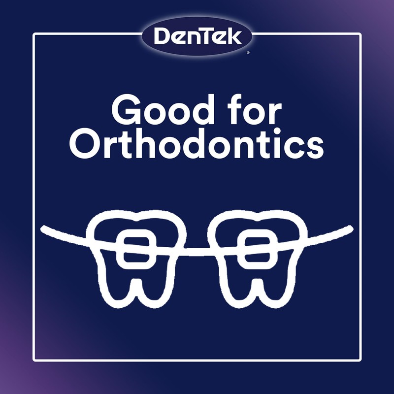 DenTek Easy Brush Plaque Control Interdental Cleaners, Tight, 16 Count,