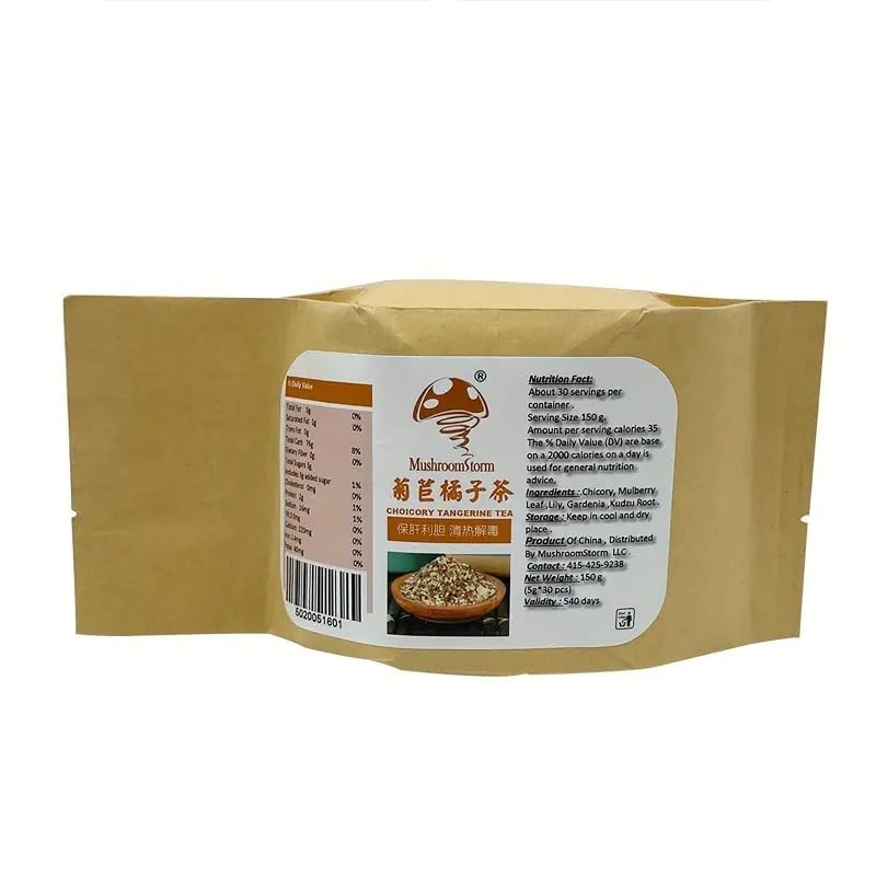 Chicory Muiberry Leaf Lily GardeniaKudzu Root Tea 30 Packs/bag, 菊苣栀子茶