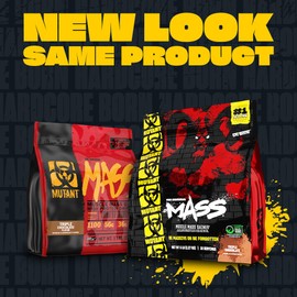 Mutant Mutant Mass | Weight Mass Gainer Protein Powder - high Calorie Protein Powder for Muscular Mass - Vanilla Ice Cream - 5 Pound