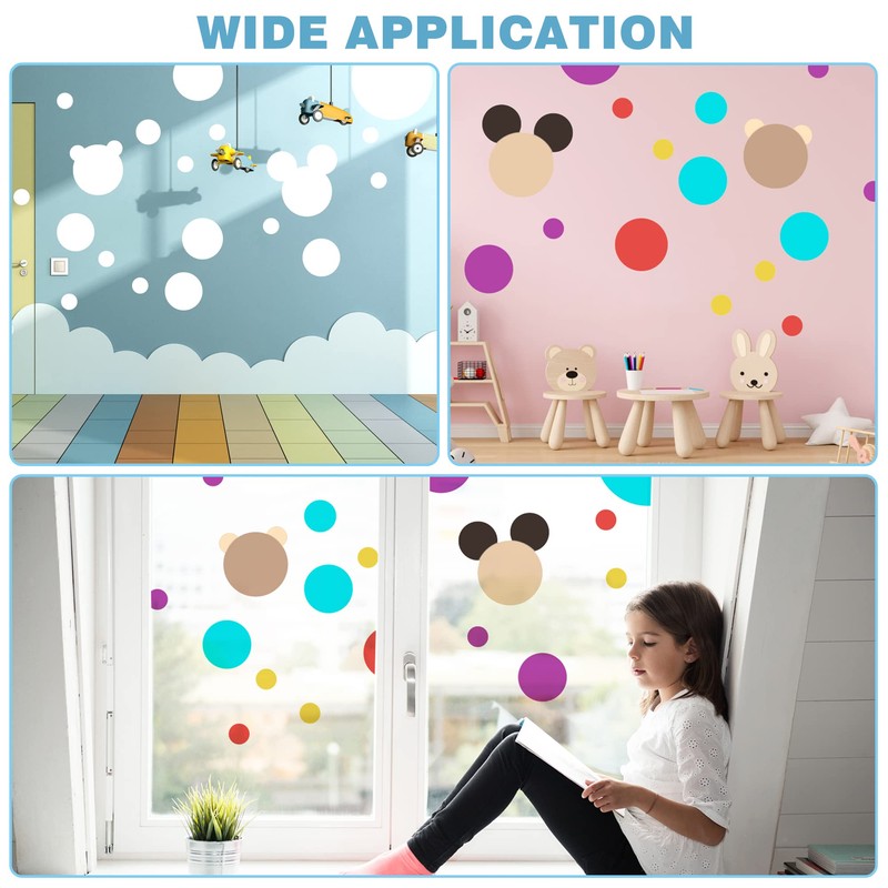 Large Circle Stencil for Painting,Reusable Plastic 8 Pcs Circle Templates