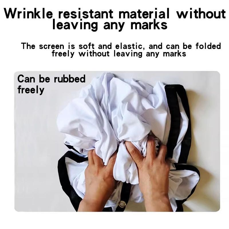 150-Inch Projector Screen, Foldable & Washable Projector Screen, High Density