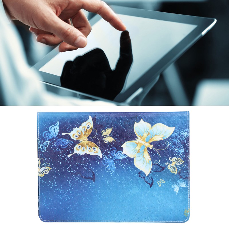 Portable Tablet PU Protective Holster 360° Universal Protection Painted Leather