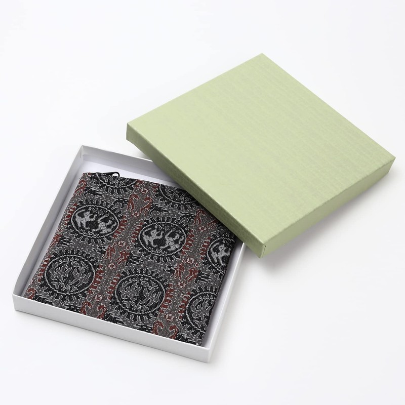 Shosoin Kyoto Prayer Beads Bag with Zipper Pouch Case with